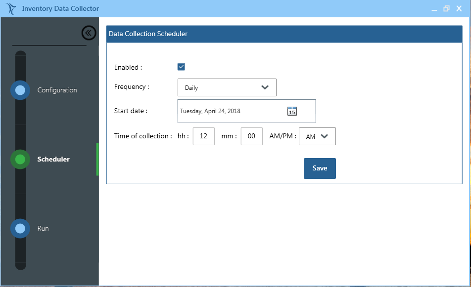As an option, you are able to determine the frequency of data collection from your Empower Enterprise and store the information in an offline folder for future review.